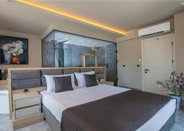 Merkez De Sauna,jakuzi ,tuerk Hamami, Pool ,bbq, Isitmali Havuz ,yerden Isitma Fethiye